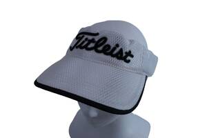 【美品】Titleist(タイトリスト) サンバイザー 白 レディース 57~59cm ゴルフ用品 2312-0213 中古