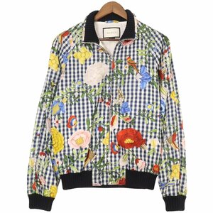 GUCCI グッチ ケリングジャパン　　ジップアップ　 ナイロン　　ジャンパー ブルゾン　　44