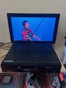 パナソニック HDD搭載VHS一体型ハイビジョンDVDレコーダー DMR-XP25V　B-CASカード付