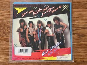 ♪レコード　来日記念シングル盤 / BON JOVI / She Don