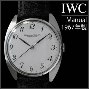 (511) 稼働美品 ★ IWC 手巻き 全数字文字盤 ★ 1967年製 日差３秒 メンズ アンティーク