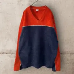 old gap vネックフリース シンプルシャツ 90s