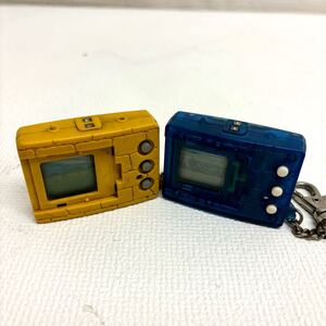 1218A6 デジタルモンスター ペンデュラム 2点セット Ver.1 イエロー Ver.4 クリアブルー デジモン デジヴァイス BANDAI バンダイ 初期