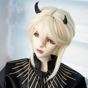 ウィッグ　金髪　ブロンド　系　ドール　bjd wig　9～10inch 9～10インチ　wig