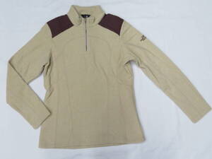 822　THE NORTH FACE ザ・ノースフェイス　レディスハーフジップシャツ　BIEL ZIP TEE（M）