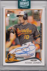 【アダム・ジョーンズ】直筆サインカード 26枚限定 オリックスバファローズ 2024 TOPPS ADAM JONES AUTO《専用ケース入り》#検索 BBM EPOCH