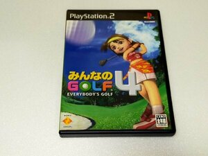 【送料無料・中古】プレイステーション2ソフト みんなのGOLF４