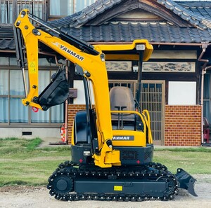 ヤンマー VIO20-3 YANMAR ミニユンボ　倍速付き　ゴムパット新品　4WAY マルチ,2 t クラス 稼働1714 h 下取りＯＫ！茨城県