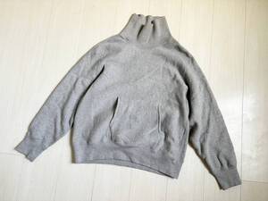 23AW 美品 UNIFY ユニフィー 裏起毛 ハイネック スウェット プルオーバー グレー STILL BY HAND × URBAN RESEARCH DOORS △8