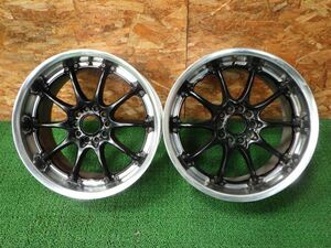 RAYS/レイズ VR GT-N 社外アルミホイール 18×9J 5H PCD114.3 ＋44 ハブ径73【2本/18インチ/VOLK RACING/ヴォルクレーシング】手渡し可