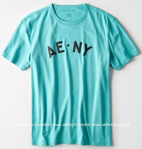 〓SALE!! アメリカンイーグル/US M/AE Graphic Tシャツ/Teal lawn