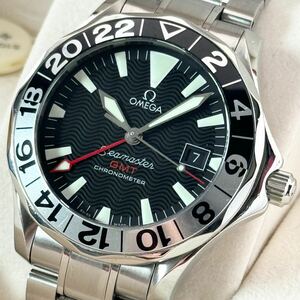 OH済■オメガ シーマスター300m GMT プロフェッショナル 自動巻き メンズサイズ 41mm オートマチッククロノメーター2534.50 50周年記念限定