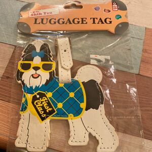 luggage tag shin tzu バッグタグ　ワンチャン