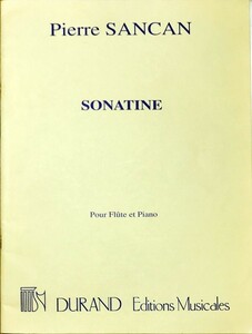 サンカン フルートとピアノのためのソナチネ (フルート＋ピアノ) 輸入楽譜 SANCAN Sonatine pour Flute et Piano 洋書