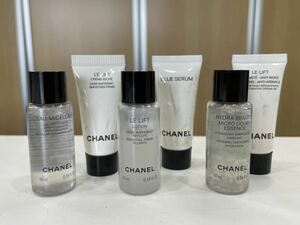 CHANEL シャネル 化粧水 美容液 クリーム サンプル 6点セット ル リフト イドゥラ ローション まとめて コスメ サンプル レディース