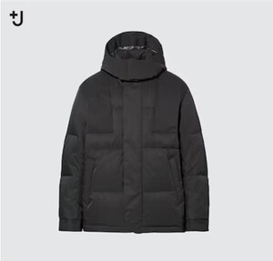 UNIQLO ジルサンダーコラボ +J ダウンオーバーサイズパーカ XXL Black 新品未使用タグ付き レア