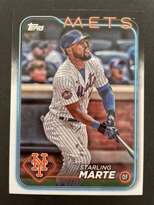 Topps MLB 2024 SERIES 1 #317 STARLING MARTE スターリング・マルテ New York Mets ニューヨーク・メッツ