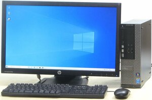 DELL Optiplex 3020-4150SF ■ 23インチ 液晶セット ■ i3-4150/DVDマルチ/DisplayPort/省スペース/Windows 10 デスクトップ