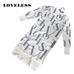 LOVELESS シャッフルロゴニットドレス