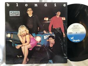 【即決送無】UKorig Blondie Plastic letters 1978年UKカリスマ盤　盤・ジャケ：綺麗　名曲 DENIS収録！