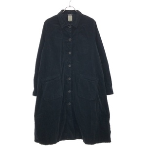 KristenseN DU NORD クリステンセンドゥノルド 21AW velvet coat one-piece ベルベットワンピースコート Z-307 ブラック 2 ITLFGCFP90RO