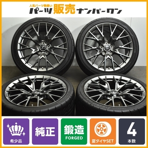 【BBS製 鍛造】レクサス GS F 純正 19in 9J +50 10J +41 PCD114.3 ヨコハマ アドバン ネオバ AD08R 255/35R19 275/35R19 LEXUS RC F 流用