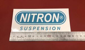 NITRON SUSPENSION ダイカット ステッカー デカール ハイグレードサスペンション レーシングショック 輸入品 現品限り (-big002