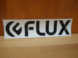 新品FLUX LOGO DIECUT STICKER(フラックスロゴダイカットステッカー) FCDS701 BLACK(ブラック) Lサイズ