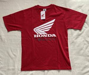 半袖Tシャツ LLサイズ HONDA/ホンダ 赤系 バイク/オートバイ はぴだんぶい サンリオ((((未使用品