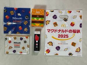 ★マクドナルド 福袋 2025 グッズのみの4点セット（ビッグマックランタン ポテトハンドキャッチャー ポーチ クリーナークロス）★