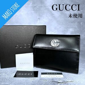 【未使用】GUCCI ヴィッテロ・クラシコ GG マーモント レザー 手帳 カバー 6穴