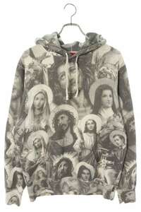 シュプリーム パーカー Jesus and Mary Hooded Sweatshirt サイズ:M ジーザスメアリープルオーバーパーカー 中古 HJ12