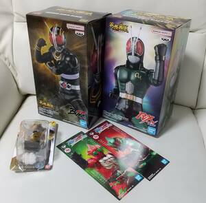 ☆☆ 仮面ライダーBLACK 英雄勇像 仮面ライダーBLACK ＆ 仮面ライダーBLACK RX ２種セット、その他グッズ ☆☆ 未開封新品