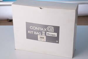 新品　CONTAX G KIT BAG II Brown コンタックス純正 G1 G2 用