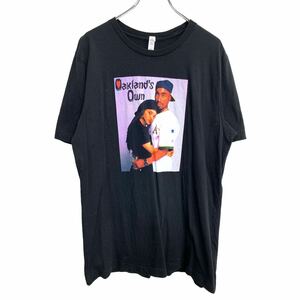 半袖 プリント Tシャツ XLサイズ Tupac 2Pac And Janet Jackson ブラック コットン 古着卸 アメリカ仕入 t2407-4334