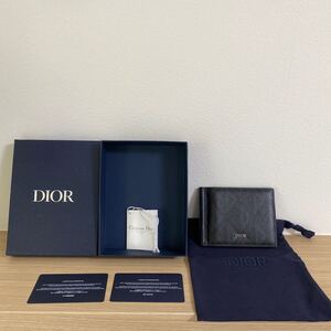 [美品]　DIOR ディオール　マネークリップ　CD Diamond