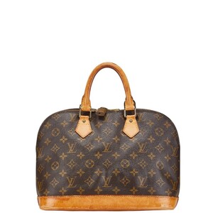 ルイ ヴィトン モノグラム アルマPM ハンドバッグ M51130 ブラウン PVC レザー レディース LOUIS VUITTON 【中古】