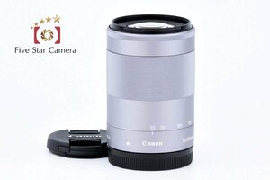 【中古】Canon キヤノン EF-M 55-200mm f/4.5-6.3 IS STM シルバー