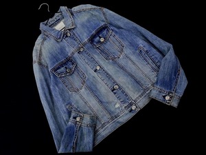 AMERICAN EAGLE アメリカンイーグル Gジャン デニム ジャケット sizeM/青 ◇■ ☆ ekb2 レディース