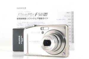 動作品 フジフィルム FUJIFILM FinePix F50 fd ファインピックス コンパクトデジタルカメラ 取説 充電器付 管GG3227