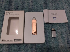 0608u2241　jozlyna iOS Storage Drive iphone USBメモリ ios/type-c/USBコネクタ 高速バックアップ 128GB