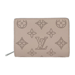 美品 LOUIS VUITTON ルイ ヴィトン ポルトフォイユ クレア M82758 二つ折り財布 モノグラムマヒナ ローズジャスミン シ【本物保証】