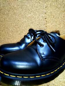 【Dr.MARTENS】ドクターマーチン 1461 59 3ホールシューズ UK7 (26cm ) 3EYE SHOE スムースレザー ブラック 【美品】