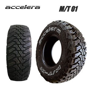 送料無料 アクセレラ ホワイトレター 【4本セット 新品】 accelera M/T01 M/T01（OWL） 285/70R17 LT121/118 Q