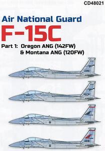 1/48 カラカル・デカール　州兵航空隊(ANG)のF-15C (1)