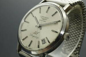 LVSP6-6-11 7T062-11 LONGINES ロンジン 腕時計 15 フラッグシップ デイト ラウンド 自動巻き 約58g メンズ シルバー ジャンク