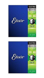 即決◆新品◆送料無料Elixir 19027(2セットパック) ×1 [09-46] OPTIWEB Custom Light エレキギター弦/メール便