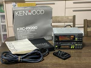 希少動作品□ケンウッド製1DIN+1DIN カセット/イコライザー/DSPデッキ KRC-PX990/KGC-770/KCA-P100