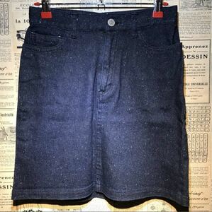 WORLD WIDE LOVE ワールドワイドラブ デニムラメスカート size 27