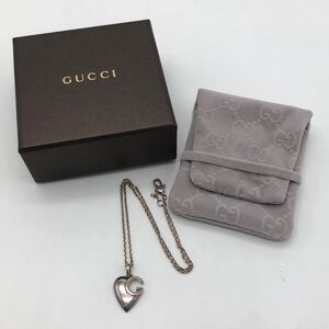 GUCCI グッチ ネックレス Gペンダント シルバー925 アクセサリー P160